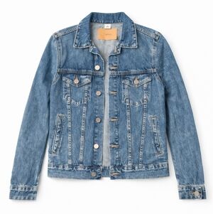 &Denim Classic Blue Denim Jacket - Women's Size 2
